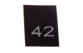 р042пч 42 - размерник - черный (уп.200 шт) купить по цене 120 руб - в интернет-магазине Веллтекс | Калуга
