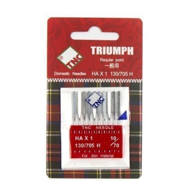 Иглы для БШМ TRIUMPH New 130/705H Универсальные №70 (уп.10шт) (1)