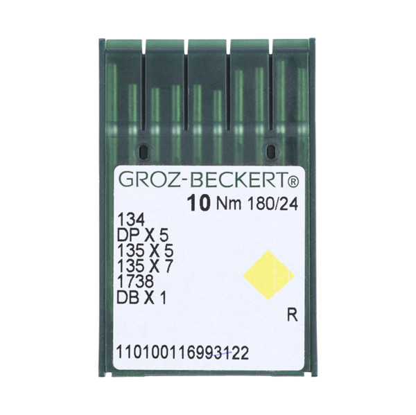 Иглы GROZ-BECKERT DPx5 №180 (уп.10шт.)0