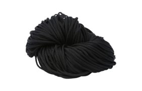 шнур для одежды круглый цв черный 5мм (уп 100м) 5-02 купить по 1.95 для тактического снаряжения в Калуге 