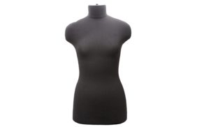 манекен женский р42 (84-62,5-90) мягкий цв чёрный купить по цене 9266 руб - в интернет-магазине Веллтекс | Калуга
