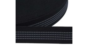 резинка тканая с латексом 3*4 цв черный 025мм (уп 25м) ekoflex купить по 42.4 для тактического снаряжения в Калуге 