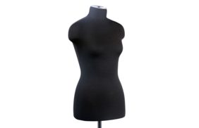 манекен женский р44 (88-68,8-96) твёрдый цв чёрный ост купить по цене 4650 руб - в интернет-магазине Веллтекс | Калуга
