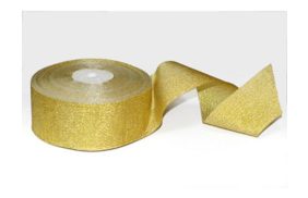 лента металлизированная 50мм (рулон 36 ярдов) золото купить по 409.86 - в интернет - магазине Веллтекс | Калуга
.